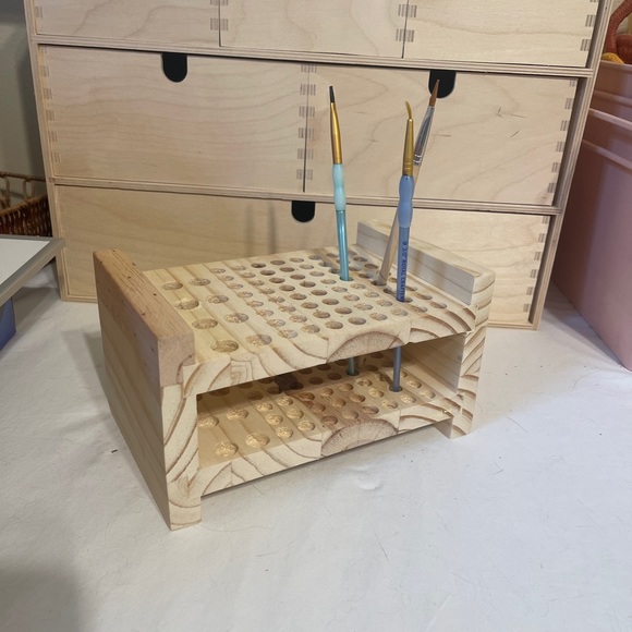 Hand Crafted | Art | Handmade Unstained Multi Size Paintbrush ...